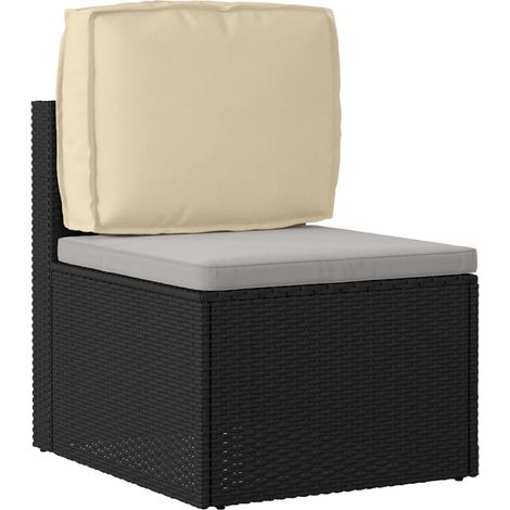 Coussin d'extérieur,Coussin pour dossier de palette Beige 50 x 40 x 12 cm CFW424742 (1/5)