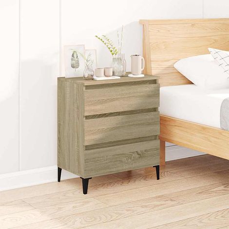 Sideboard Sonoma Oak 60x35x70 cm Engineered Wood vidaXL (1/5)
