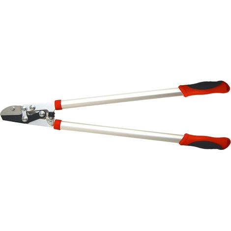 Coupe-Branches - Lames Enclumes pour Bois Durs en Acier Traité - Poignées Bi-matière - Bras Aluminium - Ø Coupe : 38 mm - Longueur 76 cm - Poids : 1,22kg