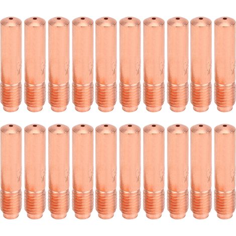 Lot de 20 embouts de contact de soudage (buse 000068) compatibles avec les modèles Miller Millermatic M‑10, M‑15, M‑25, M‑40, M‑100 et M‑150