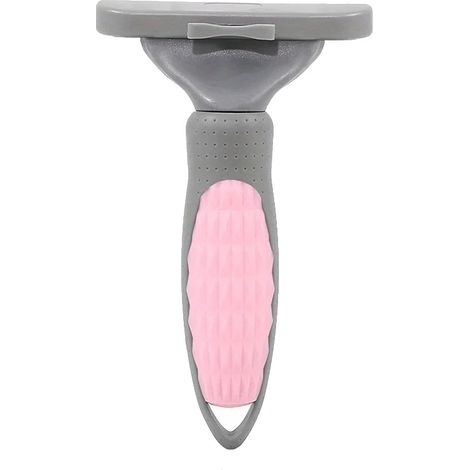 Haustierpflegekamm, ergonomischer Griff, entfernt effektiv Verfilzungen, Rosa-a, L-160x11CM-b (1/2)