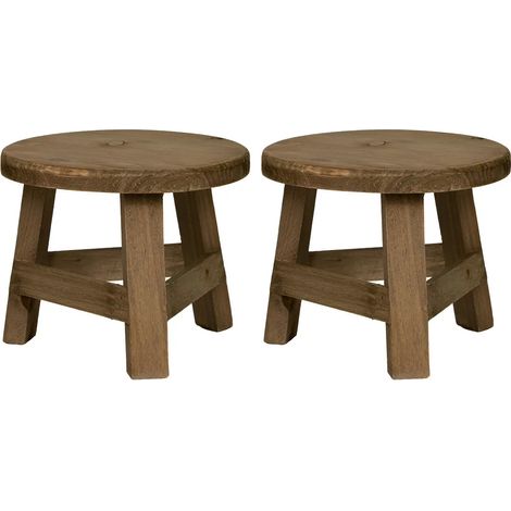 supports plantes en bois tabouret haut multifonctionnel (1/4)