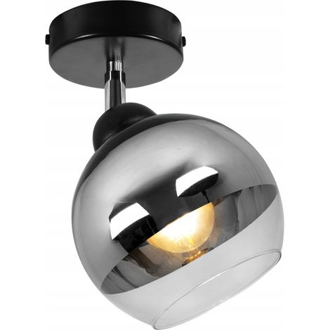 ELEGANTE CHROMGLAS-LED-DECKENLEUCHTE