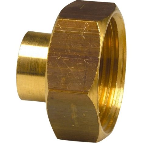 Union 2 pièces à souder 359GCU femelle à souder Ø12 - femelle à visser 3/8" - THERMADOR 359GC1212