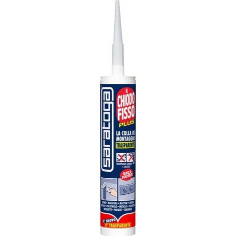 Il chiodo fisso plus 280ml colla di montaggio trasparente per interni ed esterni (1/3)