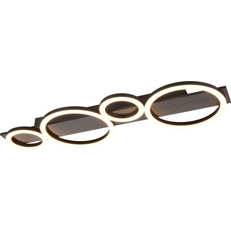 REALITY LED-Deckenleuchte LUMOS, R64821109, 26,5W, 3100lm, 3000K, alu (1/5)