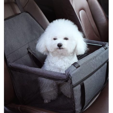 Cestino per auto per cani, seggiolino auto per cani, cestino per auto per cani, cuscino per seggiolino auto per cani (1/5)