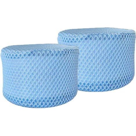 Packung mit 2 Filtern, Filterkartuschen, Filtersieben, Spa-Ersatzteilen, 10,5 x 6,8 cm, blau. (1/5)