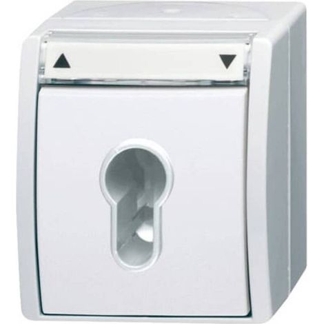 [GEBRAUCHT] B-Ware ABB Schalter Taster Schalter Steckdose IP44 Weiß Reinweiß RAL 9010 (1/2)