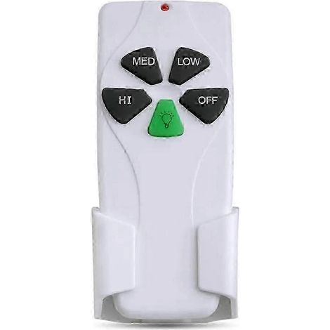 Télécommande universelle pour ventilateur de plafond Hampton Bay, Hunter, Home Decorators Collection - Contrôle de la vitesse du ventilateur et de l'intensité lumineuse (3 vitesses) avec les modèles 5 (1/5)