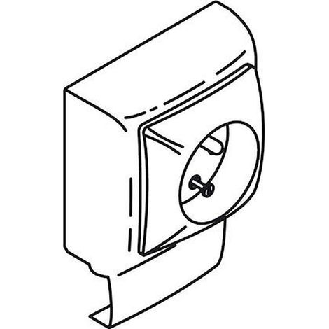 Prise 2P+T saillie 1P pour moulures Keva 32x12mm cadre simple équipé de mécanisme Appareillage Saillie de Legrand ASL (11920)