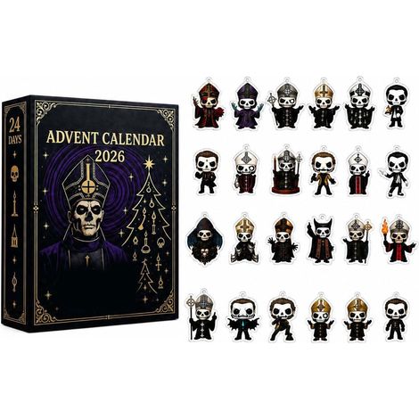 Ghost-Adventskalender 2026, 24 Tage, Weihnachts-Countdown-Kalender (1/4)