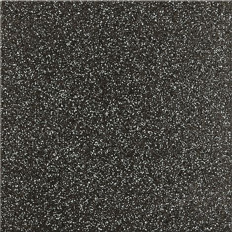 Piedra decorativa de gres esmaltado color grafito, 30x30 cm, Milton