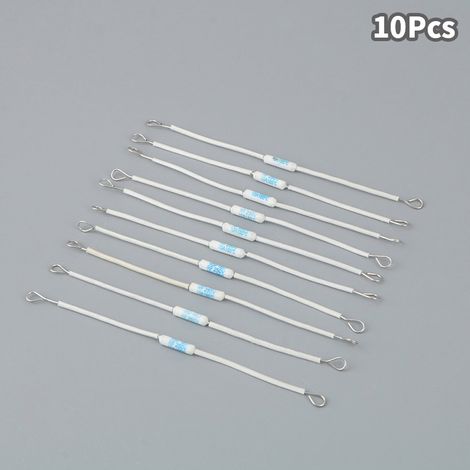Extended fuse for rice cookers, all copper wire, 10A 185°C/20A 230°C, rice cooker accessories (10 pieces). (1/5)