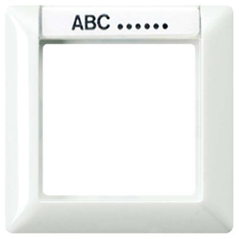 Marco de interruptor Jung as 581 na ww duroplast 8,05x8,05 cm