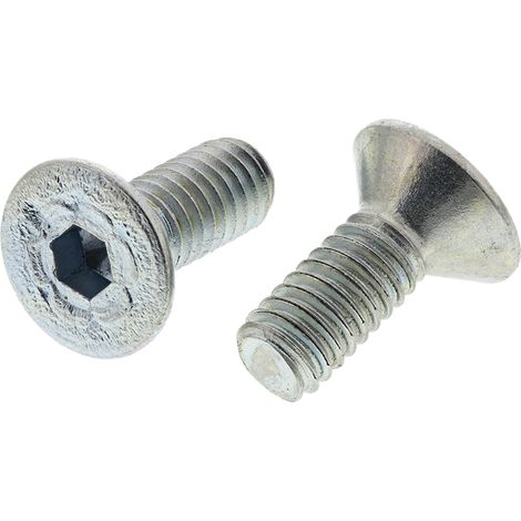 Vis à six pans creux, M4 x 10mm, tête Vis fraisée à tête creuse hexagonale, en Acier ( Prix pour Boîte de 50 )