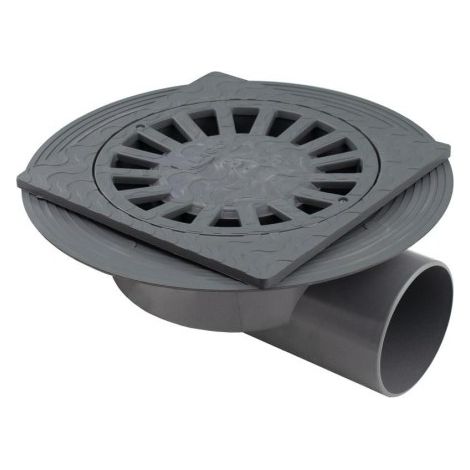 Caldereta sifónica horizontal - 250 x 250mm - 110mm, ABRISA