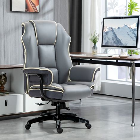 Fauteuil de Bureau Gamer Chaise de bureau Ergonomique Hauteur réglable Dossier Bascule et Inclinable Pivotante à 360°