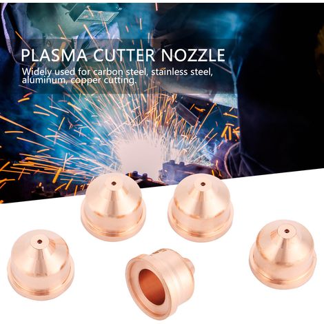 Lot de 5 buses de découpe plasma, embouts de torche, consommables 420169 pour machine de découpe MAX125 (1/5)