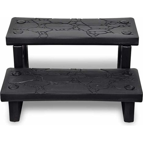 Maison Exclusive - Marches de spa noir (1/4)
