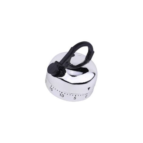 Mechanischer Küchentimer (60 Minuten) – Countdown-Timer – Gebäckdesign – Erinnerungsfunktion – für Zuhause, Restaurant und Schule, 6,26 x 6,6 cm – Crezuo