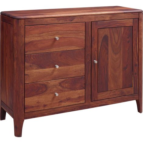 Sideboard Sheesham110x40x86 walnuss geölt BROOKLYN 21