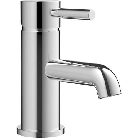 Signature Sail Basin Mixer Tap Single Handle with Click Clack Waste - Chrome (1/2)