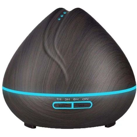 Diffusore di aromi da 500 ml, diffusore di oli essenziali/umidificatore a ultrasuoni - Per cameretta bambini/spa/yoga/massaggi/ufficio ecc., 1714,3 cm - Crezuo
