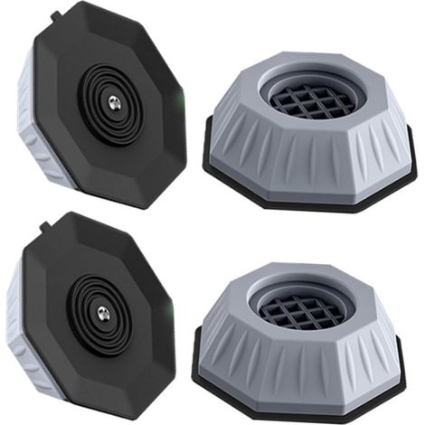 Coussin Anti-Vibrations pour Machine à Laver Et Réfrigérateur 4pcs Antidérapant Résistant à L'humidité Tapis De Levage Compatible (1/5)