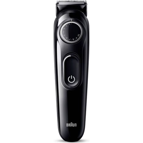 Braun BT3400 Tondeuse à barbe, Tondeuse de précision lavable noir (1/3)
