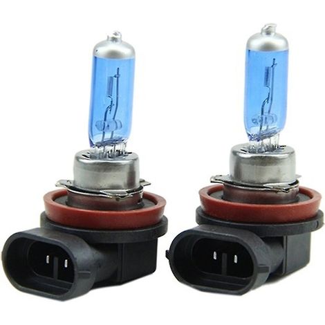 Set mit 2 H11 100W ultrahellen weißen Xenon-Halogenlampen für Autoscheinwerfer - Neuwertiger Zustand - AquaForge (1/5)