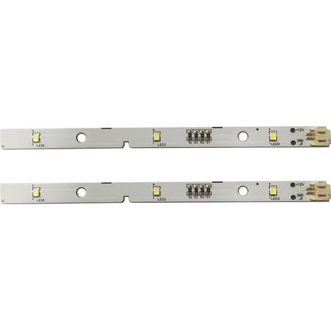 Pièce de rechange pour 2 bandes LED pour réfrigérateurs-congélateurs Rongsheng Hisense Logik MDDZ-162A 1629348 (1/5)