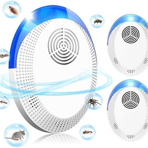 GDHZS-  3 pièces Ultrasons pour Chauve-Souris - Ultrasons Anti Rongeurs - Repulsif Ultrasonique - Anti Cafard - Ultrason Insecte. (1/5)