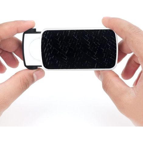 Loupe de poche LED éclairante 30x/60x/90x – pliable, noir, idéale pour lecture, bijoux, timbres et pièces de monnaie (1/3)