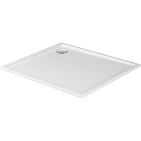 Duravit – Receveur de douche à encastrer 120 x 100 cm – Acrylique blanc – Bonde d'écoulement désaxée – Accès facilité PMR (1/10)