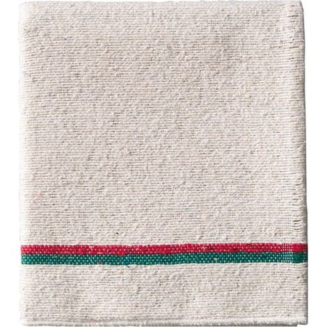 Hellbeige Baumwoll-Wischmopp, Flachgewebe, 60x145cm, 400g, lose Verpackung - Thion