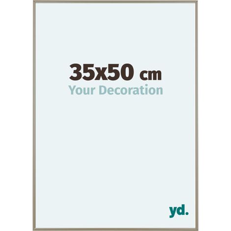 yd. - Cadre photo 35x50 - Champagne - Aluminium - Kent