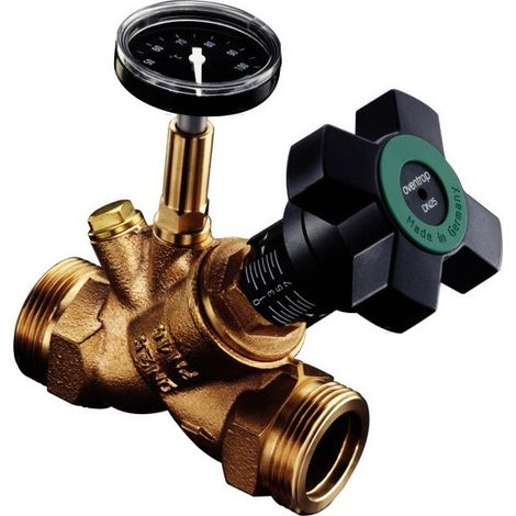 Valvola DI BILANCIAMENTO AQUASTROM C M DN15, CON TERMOMETRO