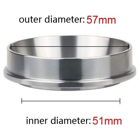 – Entonnoir de dosage 51 mm en acier inoxydable 304 pour filtre Delonghi Breville 51 mm (1/4)