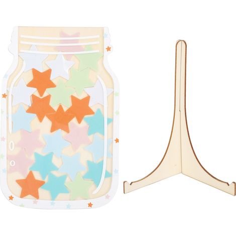 Tableau de Récompenses en Bois pour Élèves - Système de Motivation Scolaire avec Pot à Récompenses en Acrylique pour Gestion de Classe (1/5)