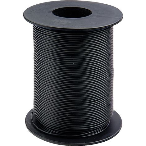Donau Elektronik 125-S25-1 Litze  1 x 0.25 mm² Schwarz 25 m