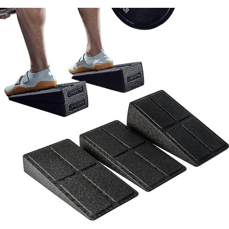 Bloc de squat réglable, rampe antidérapante pour squats et soulevés de terre, cale pour mollets, planche inclinée compatible avec les squats et les soulevés de terre (1/5)