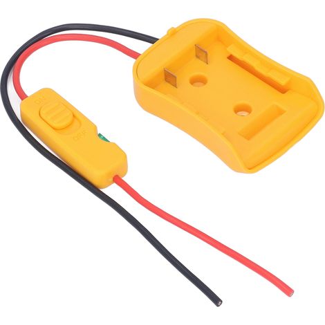Adaptateur de batterie avec boîtier ABS intégré, sans bavures, pour outil électrique DCB204 18V 20V (1/5)