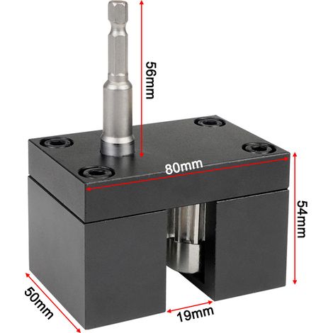 Pince à sertir pour tubes métalliques, sertisseuse à percussion assistée, compatible avec les moteurs sans fil 12 V CC minimum ou filaires 7 A maximum, et plateau d'assistance électrique (1/5)