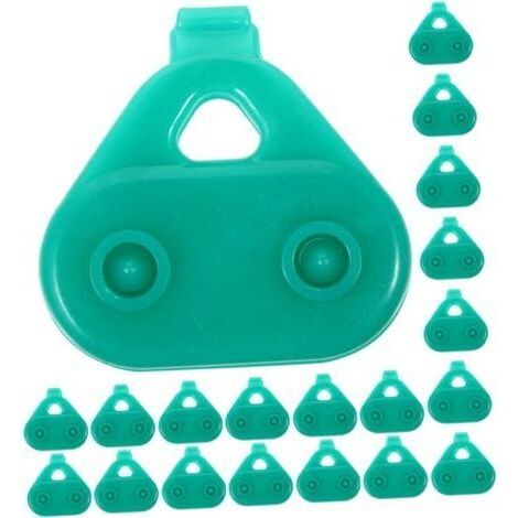 30pièces Clips De Toile Ombrage Réutilisables Pour Jardinage Fixations Stables Pour Bâches Filets De Végétaux Pour Créer Des Espaces Extérieurs Ombre (1/5)