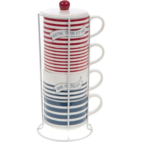 Amadeus - Coffret 4 tasses marinière (1/3)