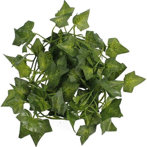 Plante grimpante artificielle décorative de 2 m pour cour intérieure (verte)-Green