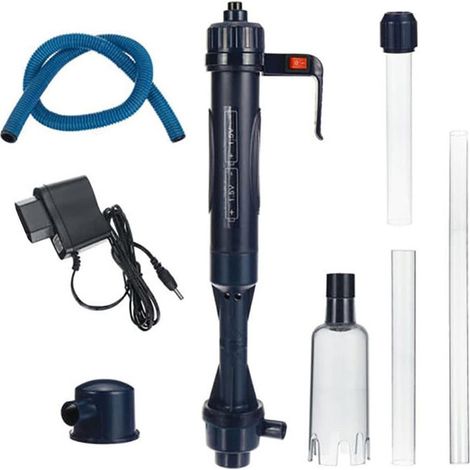 Nettoyeur de gravier pour aquarium aspirateur électrique pour changement d'eau et nettoyage de sable
