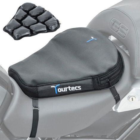 Moto Luftkissen Tourtecs Air Deluxe M Komfortsattel in Schwarz