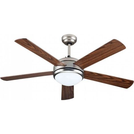 Ventilateur de plafond avec télécommande Salle à manger LED CCT Ventilateur Refroidisseur Verre opalin, 3 vitesses Timer, 1x LED, D 132 cm (1/5)